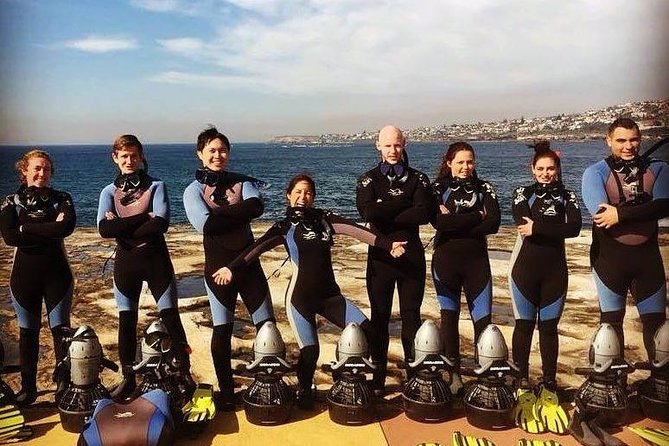 sydney underwater scooter tours - Learning to move with the scooter