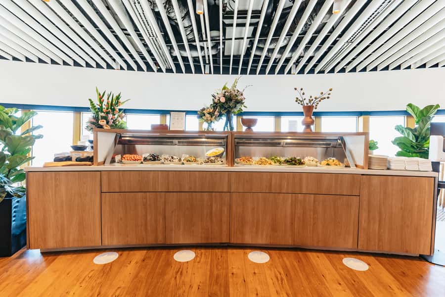Sydney: Unlimited Skyfeast at Sydney Tower - The Sydney Tower setting makes the meal special