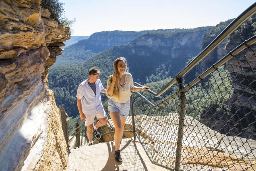 Sydney: Waterfall Bushwalk and Blue Mountain Sunset Day Trip - Wentworth Falls: the walk worth the effort