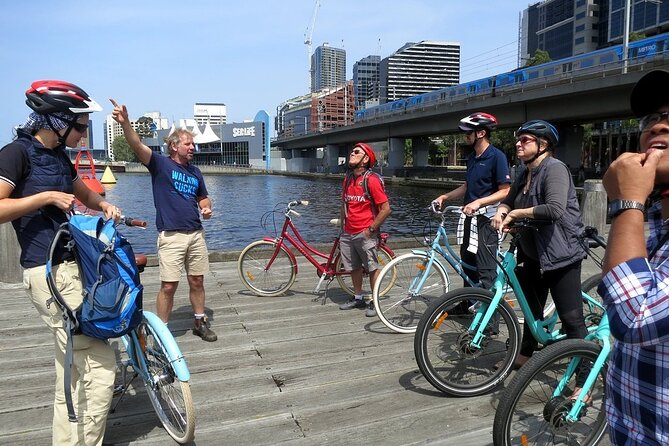 The Best of Melbourne Bike Tour - Southbank begins with Melbourne’s first stories