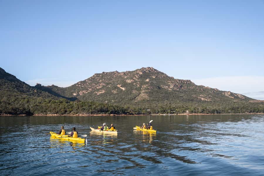 The Freycinet Paddle Kayak Tour - Starting at Muirs Beach in Coles Bay