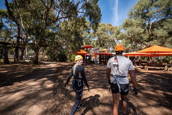 Tree Top Activity for Thrill Seekers and Adventurers in Adelaide - Getting ready at the Adelaide meeting point