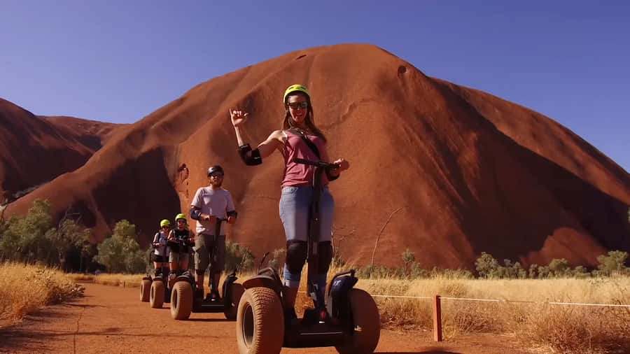 Uluru Base Segway Tour at Sunrise - The early pickup and first view of Uluru