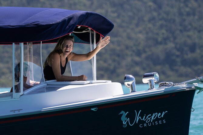 Whisper Cruises - One-Hour Turtle Spotting Bay Cruise - Leaving Airlie Beach for the bay