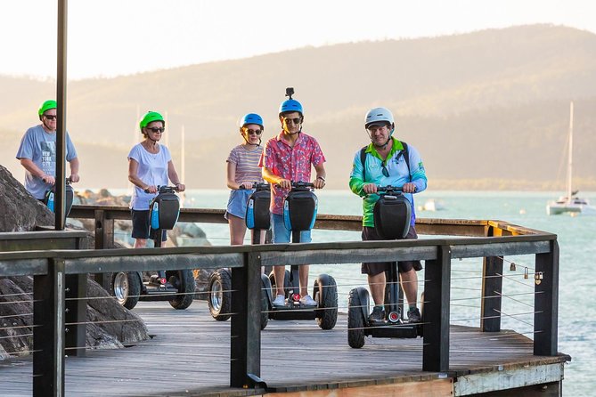 Whitsundays Segway Sunset and Boardwalk Tour with Dinner - Starting slowly on a Segway