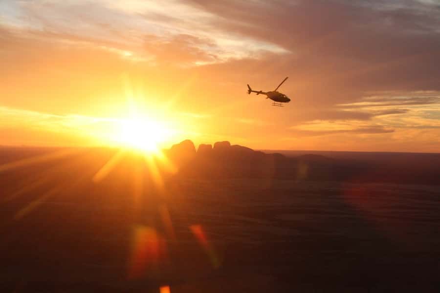 Yulara: Uluru and Kata Tjuta Sunset Helicopter Tour - Why the air view changes Uluru