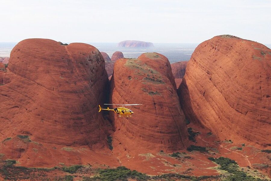 Yulara: Uluru and Kata Tjuta Sunset Helicopter Tour - What photography is like from the helicopter